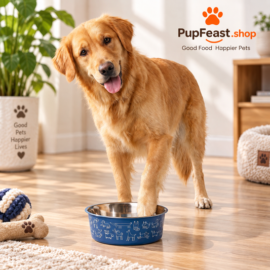 Large Stainless Steel Dog Bowl
