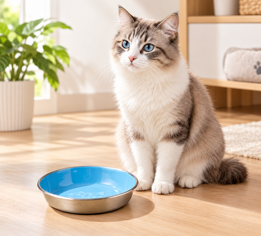 Stainless Steel Cat Food Saucer