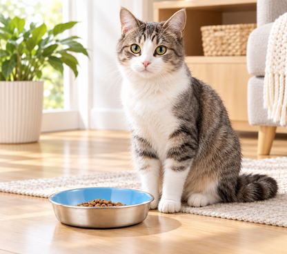 Stainless Steel Cat Food Saucer