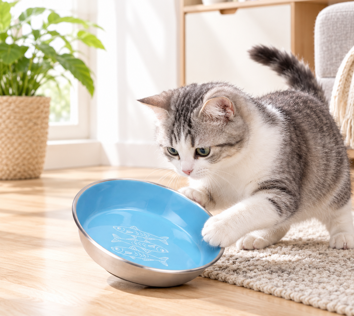 Stainless Steel Cat Food Saucer