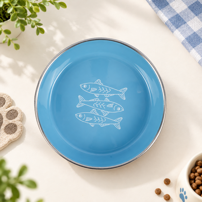 Stainless Steel Cat Food Saucer